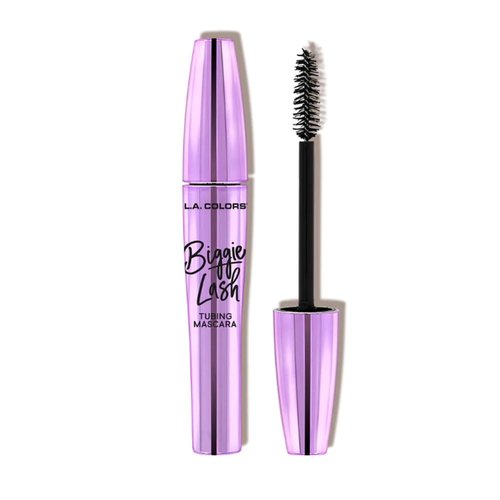 L.A. COLORS Biggie Lash Tubing Mascara - Volumizing Black Formula for Dramatic Lashes