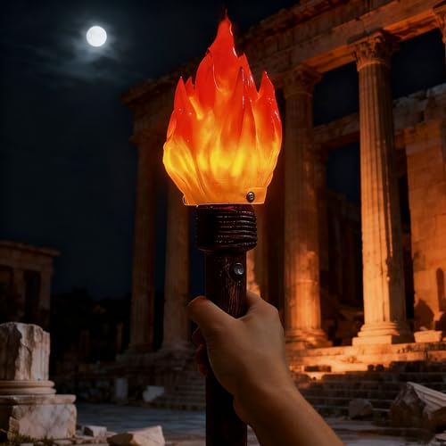 Realistic Clutch Torch Prop Light-Up Wand for Parties Camping and School Characters