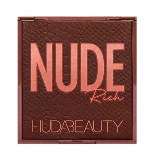 Cream Eyeshadow Palette with Metallic Finish - 10 Rich Shades, Authentic Huda Beauty