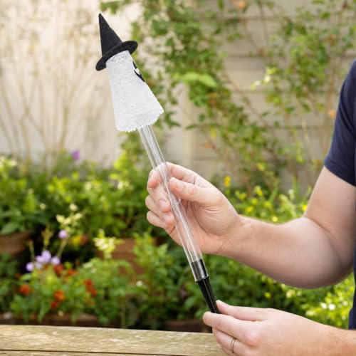Solar Ghost Pathway Lights Set - Waterproof Halloween Stake Lights for Garden & Yard Decor