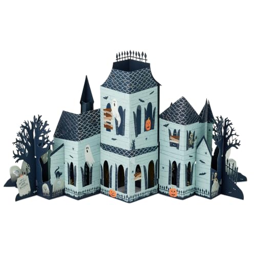 Hallmark Paper Wonder Halloween Pop Up Card - Haunted House Variation