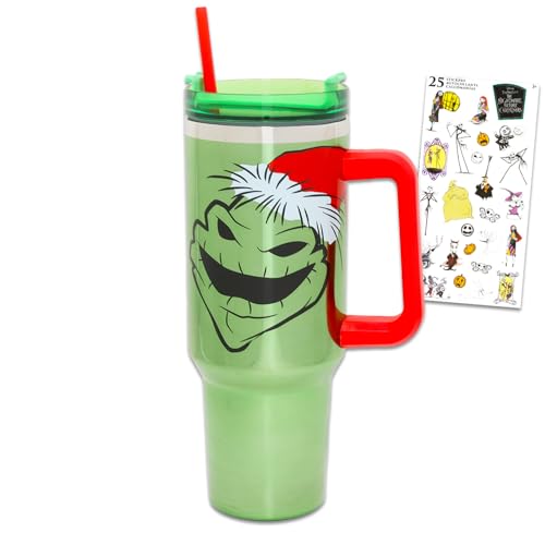 Nightmare Before Christmas 40oz Stainless Steel Tumbler with Handle Bundle