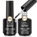 Beetles Gel Top Coat and Matte Top Coat Set - H-Clear-2