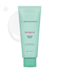 BRING GREEN Tea Tree Cica Soothing Cream Plus 100ml Korean Skin care, calming and soothing, moisturizer for skin, facial cream, trouble care, Blackhead Removing Pore care (Pack of 1)