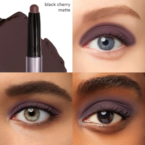 Julep Eyeshadow Stick Matte Black Cherry - Cream-to-Powder, Waterproof, Longwear, Variation 26