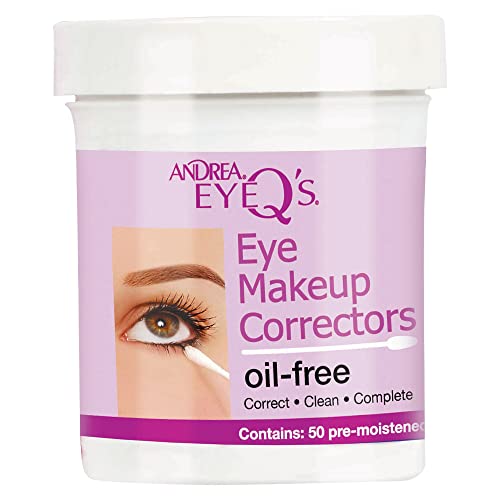 Andrea EyeQ Oil-Free Eye Makeup Correctors Pre-Moistened Swabs - 50 Count - Variation 1