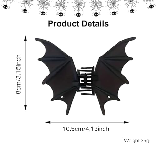Halloween Hair Clips for Women Bats & Spiders Halloween B