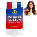 Red White and Blue Face Body Paint Stick for Soccer Fans - Variation of THIS listing
