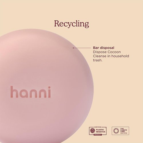 HANNI Cocoon Cleanse Serum with Shea Butter, Soap-Free Body Wash and Shaving Cream Replacement, Hydrating Cleanser with Eucalyptus, 3.7 oz (Pack of 1)