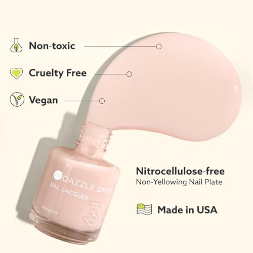 Dazzle Dry Nail Lacquer Step 3 Inner Glow - Quick-Dry Long-Lasting Nail Polish