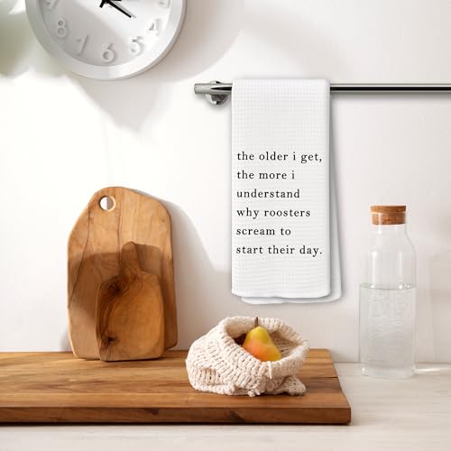 Funny Sarcastic Kitchen Towel with Saying - Hand Tea Towels for Christmas - Variation 7