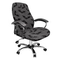 Bat Spider Web Print Water-Resistant Office Chair Cover Large - Halloween Decoration