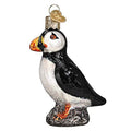 Old World Christmas Puffin Glass Ornament - Handcrafted Seaside Holiday Decoration