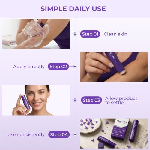 Silicone Scar Stick SPF 30 with Vitamin E - 10g x 2 Travel Sets - Scar Skin Care