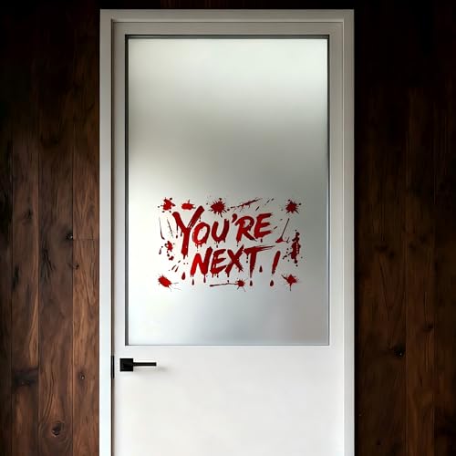 Halloween Bloody Handprint Footprint Stickers - 10 Sheets Horror Decorations
