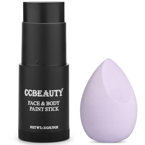 Black Face Paint Stick - Waterproof & Long-Lasting SFX Makeup Kit for Halloween & Costume