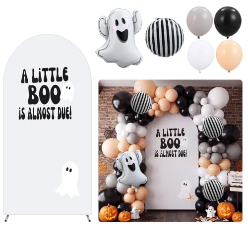 Halloween Arch Backdrop Cover for 7.2ft Arch - Little Boo Variation 8