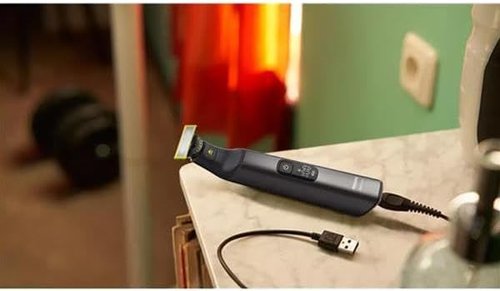 Philips OneBlade Pro 360 QP6552/15 - Versatile Beard & Body Trimmer for All Hair Types