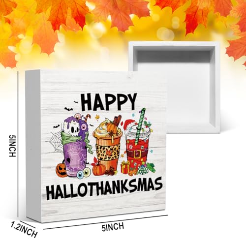 Halloween Thanksgiving Christmas Coffee Decor - Fall Holiday Wooden Sign - Variation: Coffee