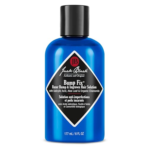Acne & Razor Bump Solution for Men - Moisturizing Ingrown Hair Serum, 6 Fl Oz