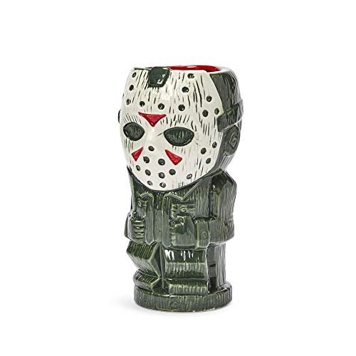 Horror-Themed Ceramic Tiki Mug - Jason Voorhees 26oz Collectible Cup