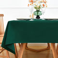 Green Square Tablecloth 70x70 Inch - Washable Christmas Table Cover - NEWISHER