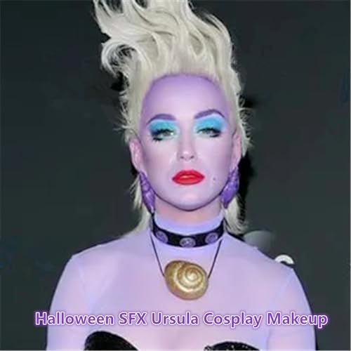 Pastel Purple Face Paint - Waterproof Cream for Halloween Cosplay & Special Effects - Includes Variation