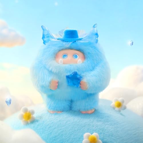 Giggle Monster Crystal Wish Series Plush Action Figures Set - Random Collectible Toys, Home Decor, Holiday Gifts