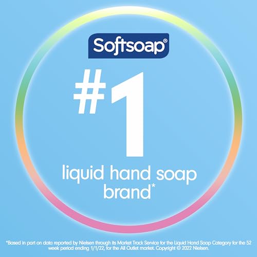 Softsoap Moisturizing Liquid Hand Soap Refill - Refreshing Clean, 32 Fl Oz Pack of 4