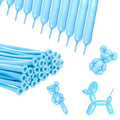 Blue Long Balloons for Balloon Arch and Animal Shapes - 110PCS