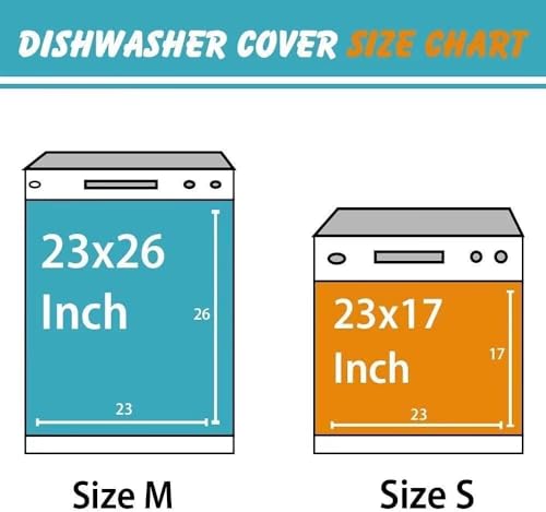 Halloween Pumpkin Theme Magnetic Dishwasher Cover - Black Cat Kitchen Decor 23" x 26"