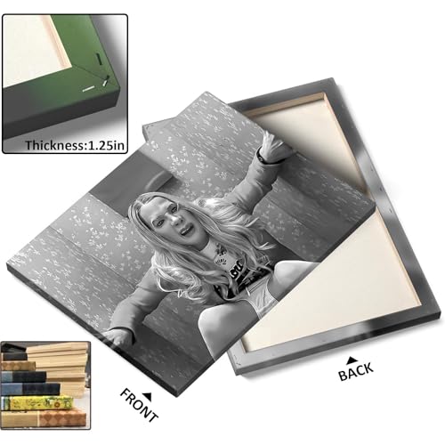Funny Bathroom Wall Art Canvas Poster - White Chicks Comedy Movie Decor 20x24 in - Black & White