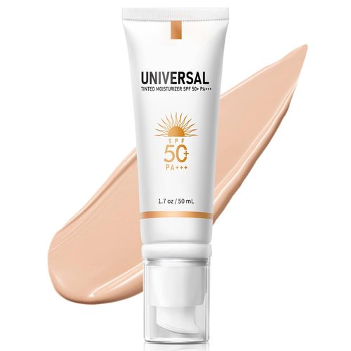 Skiennix Tinted Sunscreen SPF 50 - Sweat Resistant, Oil-Free, No White Cast | 1.7oz Moisturizer