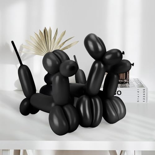 Black Long Balloon for Balloon Animals & Party Decorations - 260 pcs
