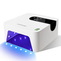 JODSONE UV Nail Lamp Rechargeable Portable with LCD Display & 3 Timers - White H10-2