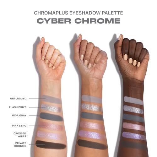 High Pigment Eyeshadow Palette with Shimmer Matte Metallic Neutral Colors - 6 Pan