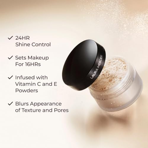 Laura Mercier Translucent Loose Setting Powder Mini Size with Vitamins C & E - Flawless Matte Finish