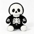 Halloween Skeleton Plush Pillow - Cute 9.8 Inch Skeleton Stuffed Animal for Party & Decoration - Variation: Skeleton