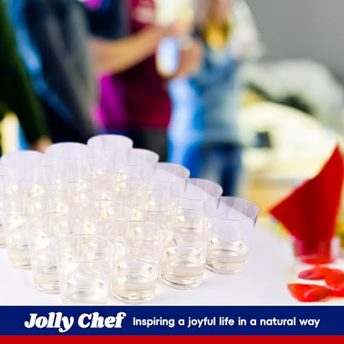 200 Pack 10 oz Clear Disposable Plastic Cups Heavy Duty Party Tumblers