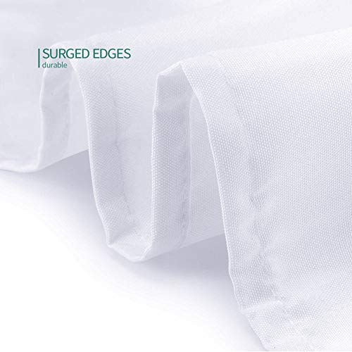 70 Inch White Round Tablecloth - Satin Finish for Wedding & Event Use (Variation: 70" Round / White)