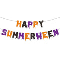 Summerween Banner Set - Glitter Happy Summerween Party Decorations