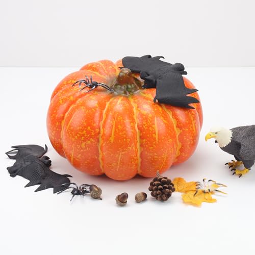 Gresorth 11.8 Inch Artificial Large Pumpkin Fake Orange - 1 Pc