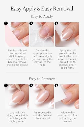 AzureBeauty Short Oval Press On Nails - Glossy Solid Black, 16 Sizes, Variation: Black