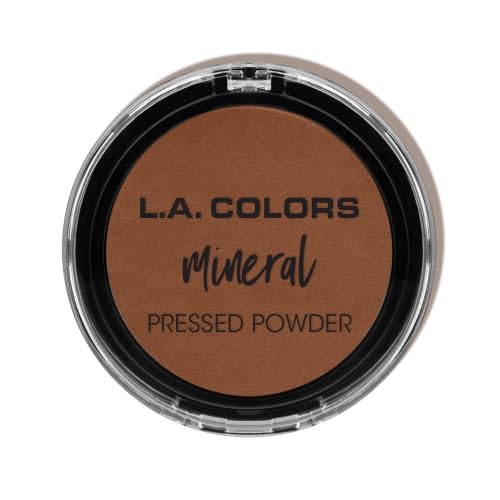 Mineral Pressed Powder - Ebony, 0.26oz, Buildable & Long-Lasting Finish - Cruelty-Free