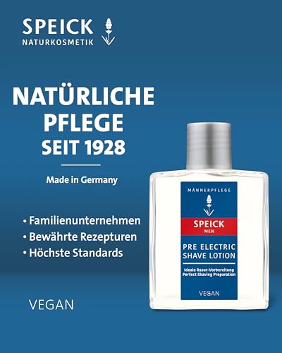 Men Pre-Shave Lotion with Lavender Oil - Invigorating & Relaxing, 3.4 fl oz
