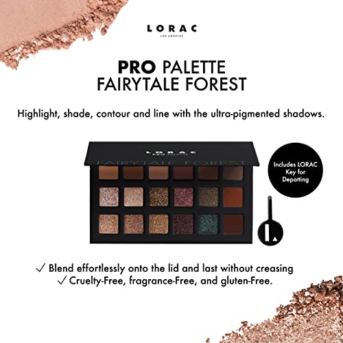 Lorac Pro Eyeshadow Palette Fairytale Forest - Matte & Shimmer Shades