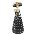 Halloween Catrina Skeleton Lady Figurine - Mexican Day of the Dead Decor