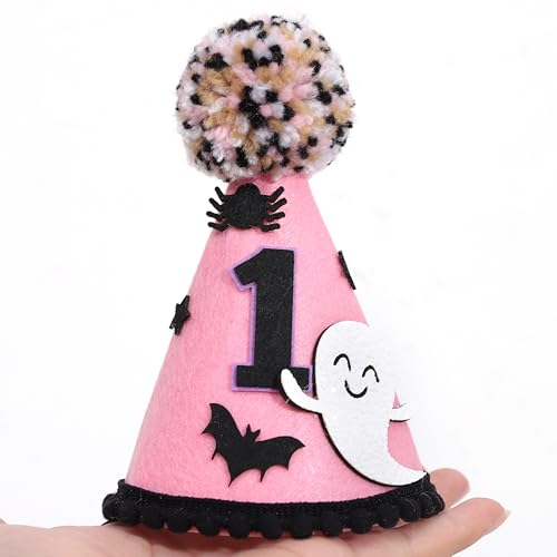 Pink Ghost Hat Halloween Costume Accessory Spooky Party Hat