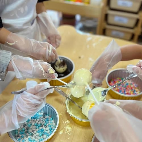 Cake Pop Kit with 100 Sticks, Bags, Ties & Mold Roller – Perfect for Candy, Chocolates & Cookies