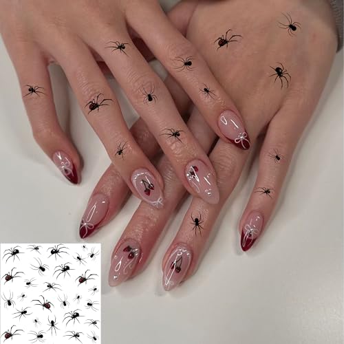 Finger Halloween Temporary Tattoos Set - 19 Sheets 300+ Designs for Kids & Adults